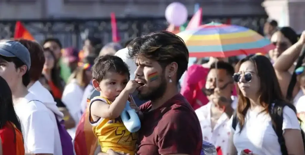 Marcha por el dia del orgullo gay en mexico