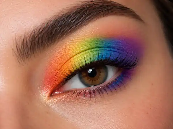 Las mejores ideas para maquillaje pride sombra arcoíris